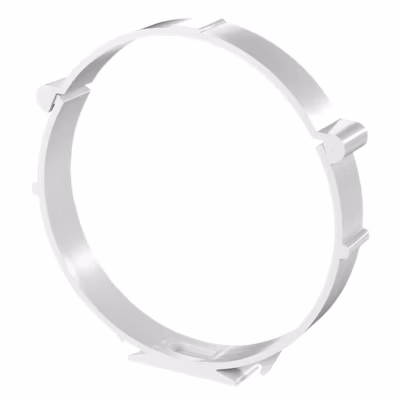 Collier de fixation PVC blanc RH BLAUPLAST – Diamètre (mm) 125