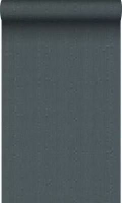 Origin Wallcoverings papier peint tissage à chevrons bleu canard 53 cm x 10.05 m