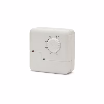 Thermostat analogique chaud/froid. Blanc