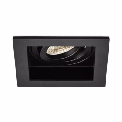 Support de spot Beta R4 carré noir MR16 GU10/GU5.3