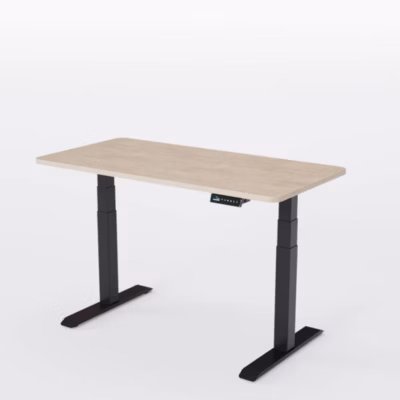 AUM WORLD Bureau Assis Debout Électrique, 180×70, DIY, 2 moteurs, 8 Mémoires, Sécurité Enfant, 62-127cm, Noir, Chêne