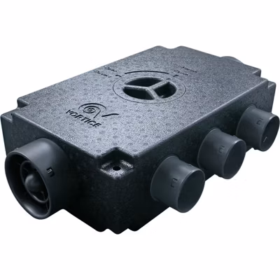 Caisson plénum répartiteur isolé en PPE insufflation VORT PLENUM PI61