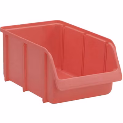 Alutec 674100 bac de rangement taille 4 rouge 7 L, 155 x 205 x 335 mm