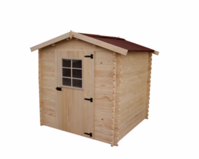 Abri madriers massifs 3.08 m² sans plancher Habrita AL2020.02N