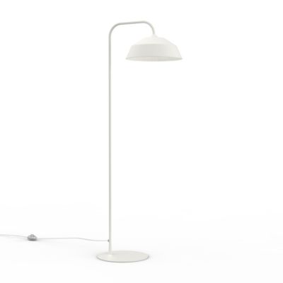 LUMICOM – TOKYO Lampadaire, 1xE27, max 42W, métal, blanc mat, D.35cm x H.165cm