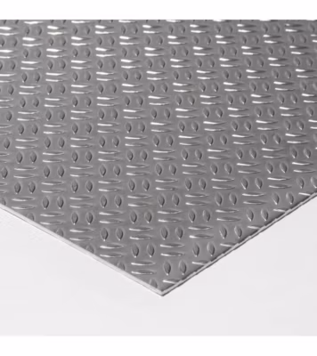 Plaque Aluminium Grain de riz, ép. 1/2mm, Hauteur 15cm x Largeur 30cm