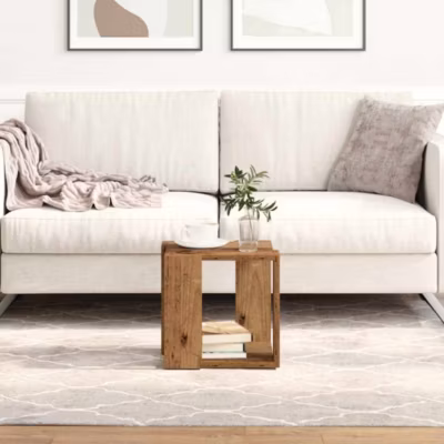Table basse,Table Salon,Table d&rsquo;appoint Bois Ancien 32 x 32 x 30 cm Bois d&rsquo;ingénierie
