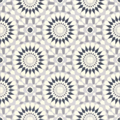 Sol Vinyle Carreaux de ciment mosaïque bleu – Rouleau de 2m x 9m