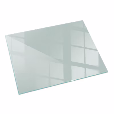 Plaque de protection verre trempé cheminée Tulup 60×40 cm Vert clair 1 pc