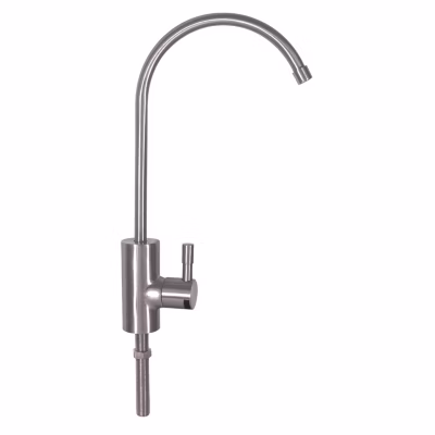 Robinet De Puisage Brossé Pour Osmoseur Et Filtre Sous Evier Avec Kit De Raccordement 3/8&Prime;