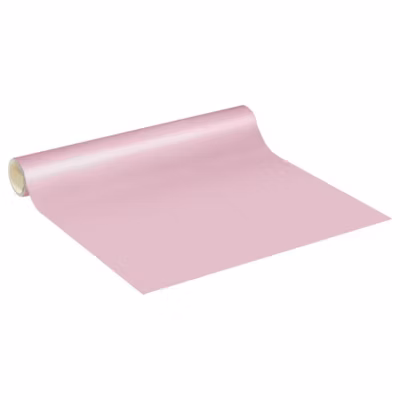Rouleau adhésif Imperméable Vinyle au Mètre – Sticker Lavable Cuisine Meuble Armoire Porte – 60cmx4m – Rose poudre