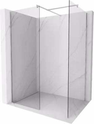 Mexen Kioto paroi de douche Walk-in 95 x 70 cm, transparent, chrome – 800-095-202-01-00-070