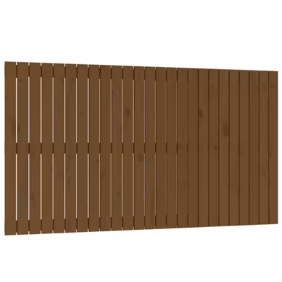 vidaXL Tête de lit murale Marron miel 159,5x3x90 cm Bois massif de pin 824901