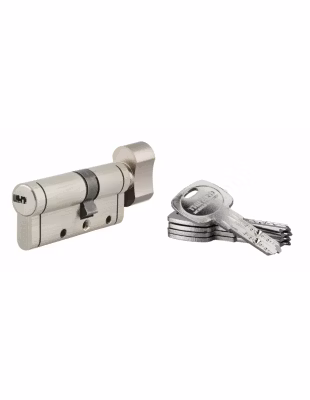 Cylindre de serrure Trafic 12, 30Bx40mm, nickel, anti-arrachement, anti-perçage, anti-casse, 5 clés – THIRARD