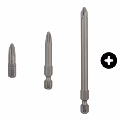 3 embouts de vissage extra dur PH3 49mm – BOSCH – 2607001531