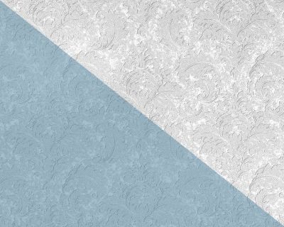 Papier peint floral EDEM 83006BR60 Papier peint intissé à peindre texturé avec des ornements mat blanc