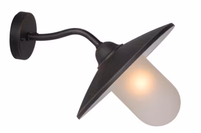 Applique murale ARUBA en métal avec 1xE27 – Rouille – Lucide