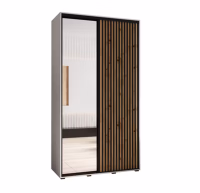 Armoire Lanko 2 a portes coulissantes H. 235,2 x L. 140 x P. 60 2 portes