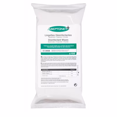 Recharge Lingettes désinfectantes ASEPTONET Lot de 100 (adaptable distributeur Seat Seaptil)