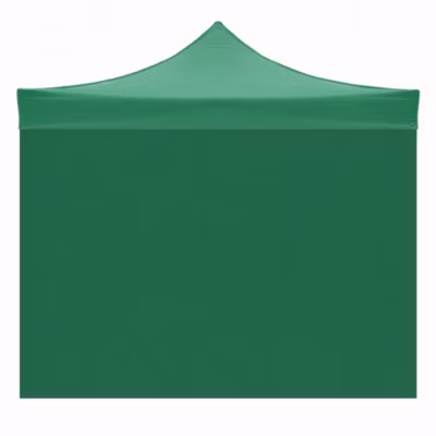 Housse latérale imperméable verte 3x2m pour tonnelle pliable 3x3m