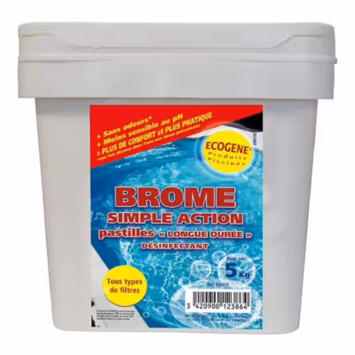 Brome pastilles 20g seau de 5 kg