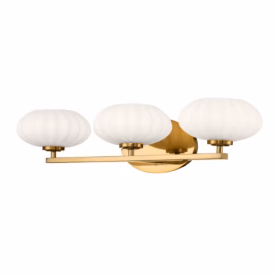 Elstead Kichler Pim Applique Salle de Bain Renard Or, 3000K, IP44