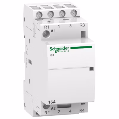 A9c22818 – Contacteur Tétrapolaire – 2no+2nf – 16a – Bobine 230vca – Schneider Acti 9 Ict
