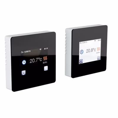 Thermostat noir TFT610 WI FI + sonde de sol – IP21 – 230V – 10A
