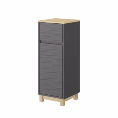 Vicco Armoire Midisch Anthracite 30x80cm avec tiroir
