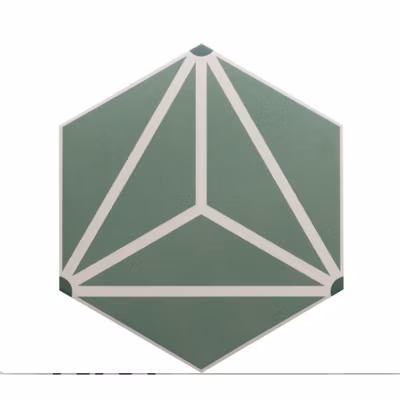 Carrelage sol / mur hexagonal à motif coloré 17,5×20 cm COIMBRA SOLAR 30661