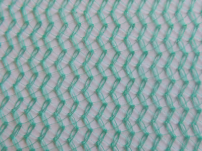 Filet échafaudage 100g/m² – Mailles triangulaires serrées et extensibles Vert 3m x 50m