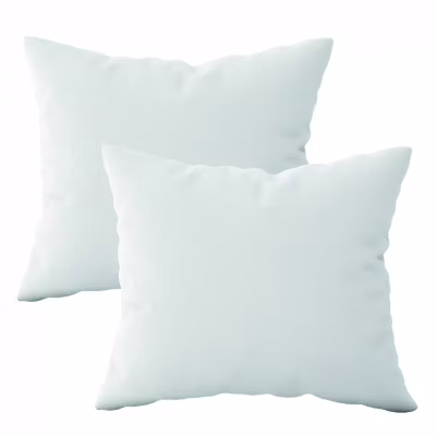 Lot de 2 oreillers, coussins de garnissage – 40 x 40 cm – Blanc – Vivezen