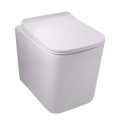 Balneo WC suspendu, sans bride bau, abattant softclose, Ceramique, blanc, LUGA