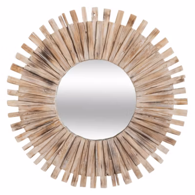 Miroir Manon – bois flotté D88 cm – Atmosphera