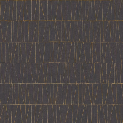 Profhome 395063-GU Papier peint à motifs graphiques texturé et des accents métalliques 5,33 m2