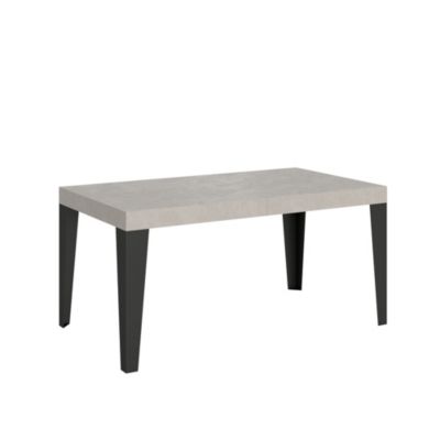 Table extensible 160/420×90 cm Pieds anthracite cachemire Flame