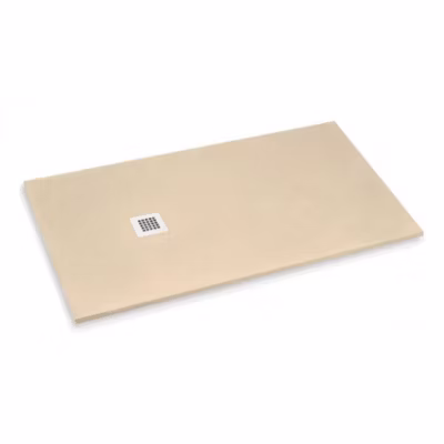 Receveur de Douche 70X95 cm Ligne Vulcano Fin Ivoire Clair Ral 1015 en Résine Synthétique et Poudre de Marbre  – FRASCIO