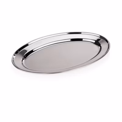 Plat de service en Acier au nickel-chrome L 505 mm l 350 mm – Was Germany