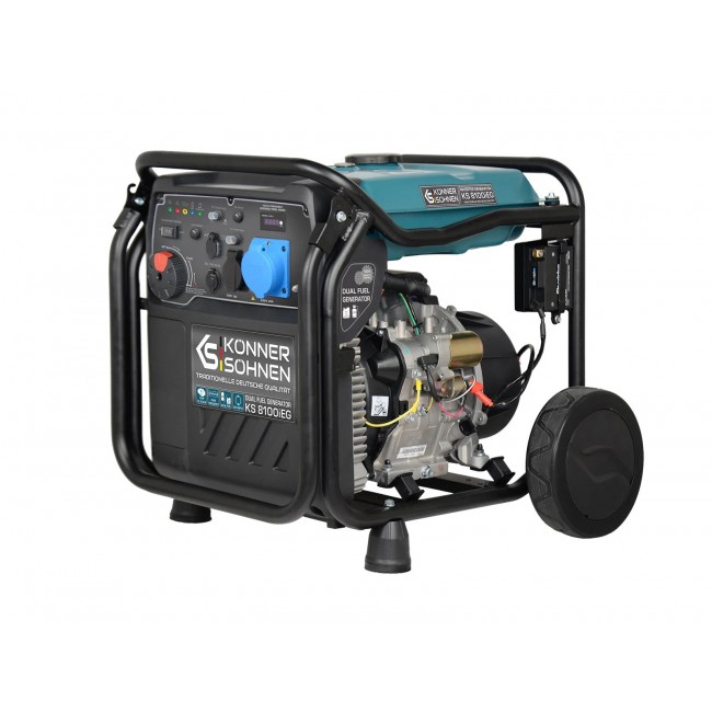 Groupe électrogène Inverter à essence/gaz – 8,5 kW – 230V – KS 8100iEG KONNER & SOHNEN