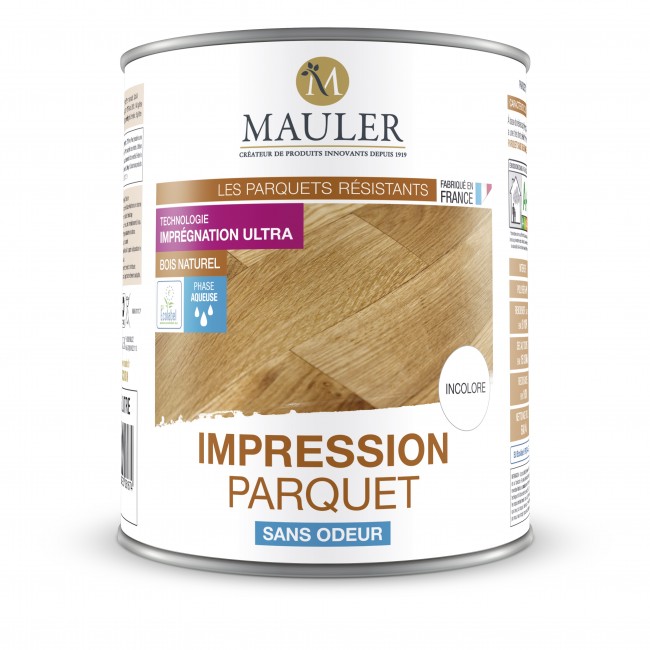 Fond dur – sous-couche – impression parquet – incolore Mauler