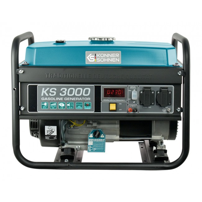 Groupe électrogène à essence – démarrage manuel- 3 kW – 230V KS 3000 KONNER & SOHNEN