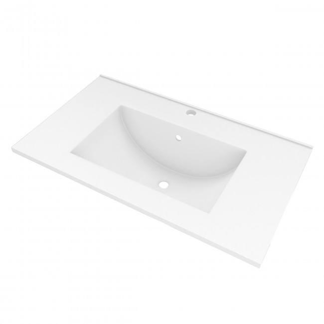 Vasque à encastrer 80 cm céréamique blanche Atos/Ready AURLANE