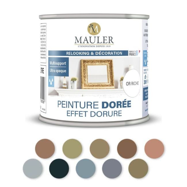 Peinture dorée effet dorure – sans odeur Mauler