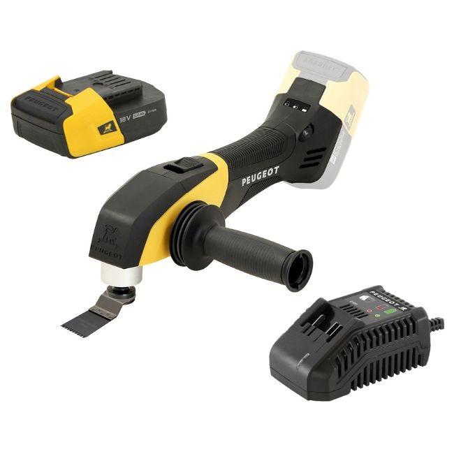Outil multi-fonctions 18V + 1 batterie 2Ah + chargeur – ENERGYTOOL-18V PEUGEOT