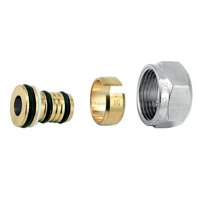 2 X Raccord à compression pour tube multicouche multiSkin 839 COMAP