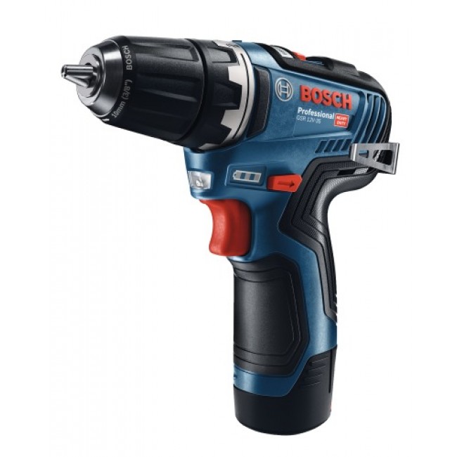 Perceuse visseuse sans fil 12V + 2 batteries 3Ah – GSR 12V-35 BOSCH