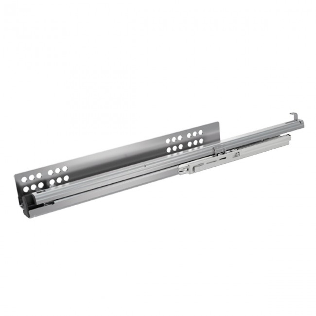 20 coulisses à billes Quadro V6 Push to Open – tiroir bois 16 mm – 25 kg HETTICH