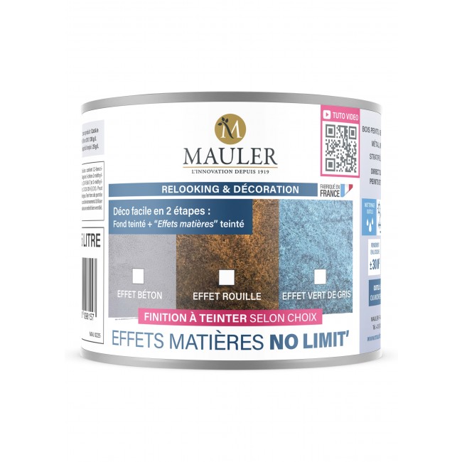 Effets matières no limit' – aspect rouille béton ou vert de gris Mauler