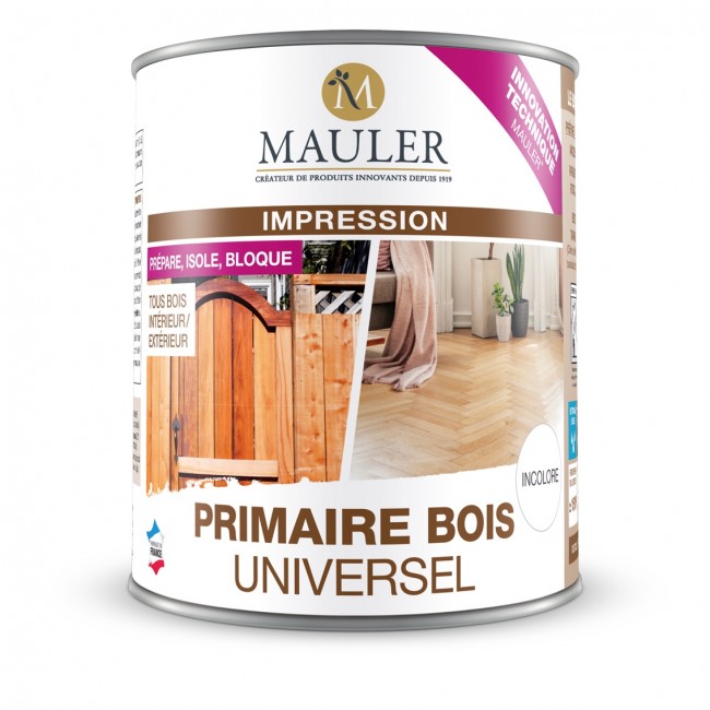 Primaire bois universel anti tanin – incolore Mauler