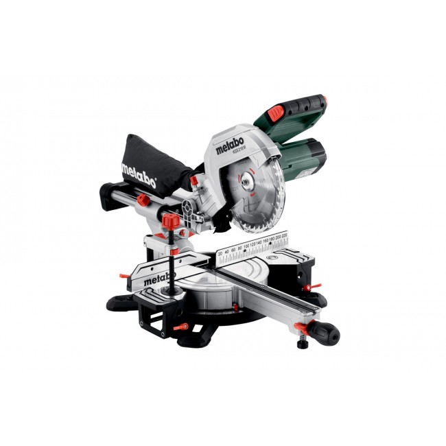 Scie à onglets radiale – 1500W – KGS 216 M – Precision Cut Line METABO